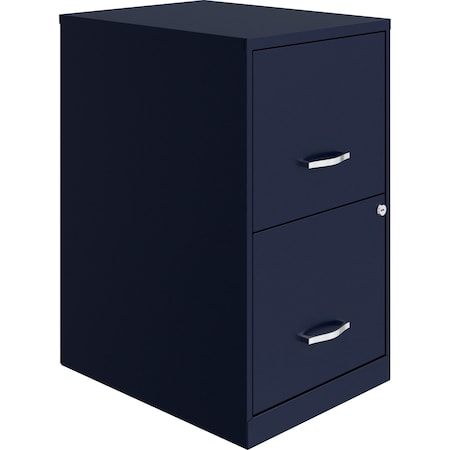 Nusparc 2-Drawer Vertical File Cabinet, 14.2" x 18" x 24.5", Blue NPRVF218AANY
